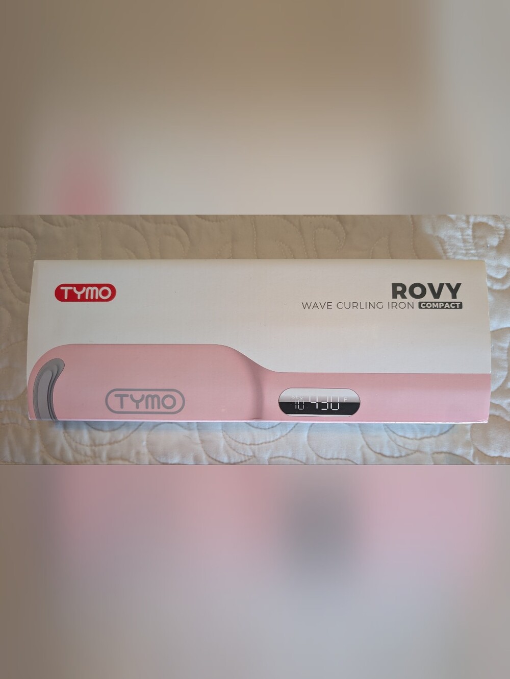 Rovy Compact Wave Curling Iron - Pink